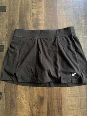 VARSITY SPIRIT CHEER Black Athletic Skort with Small Logo